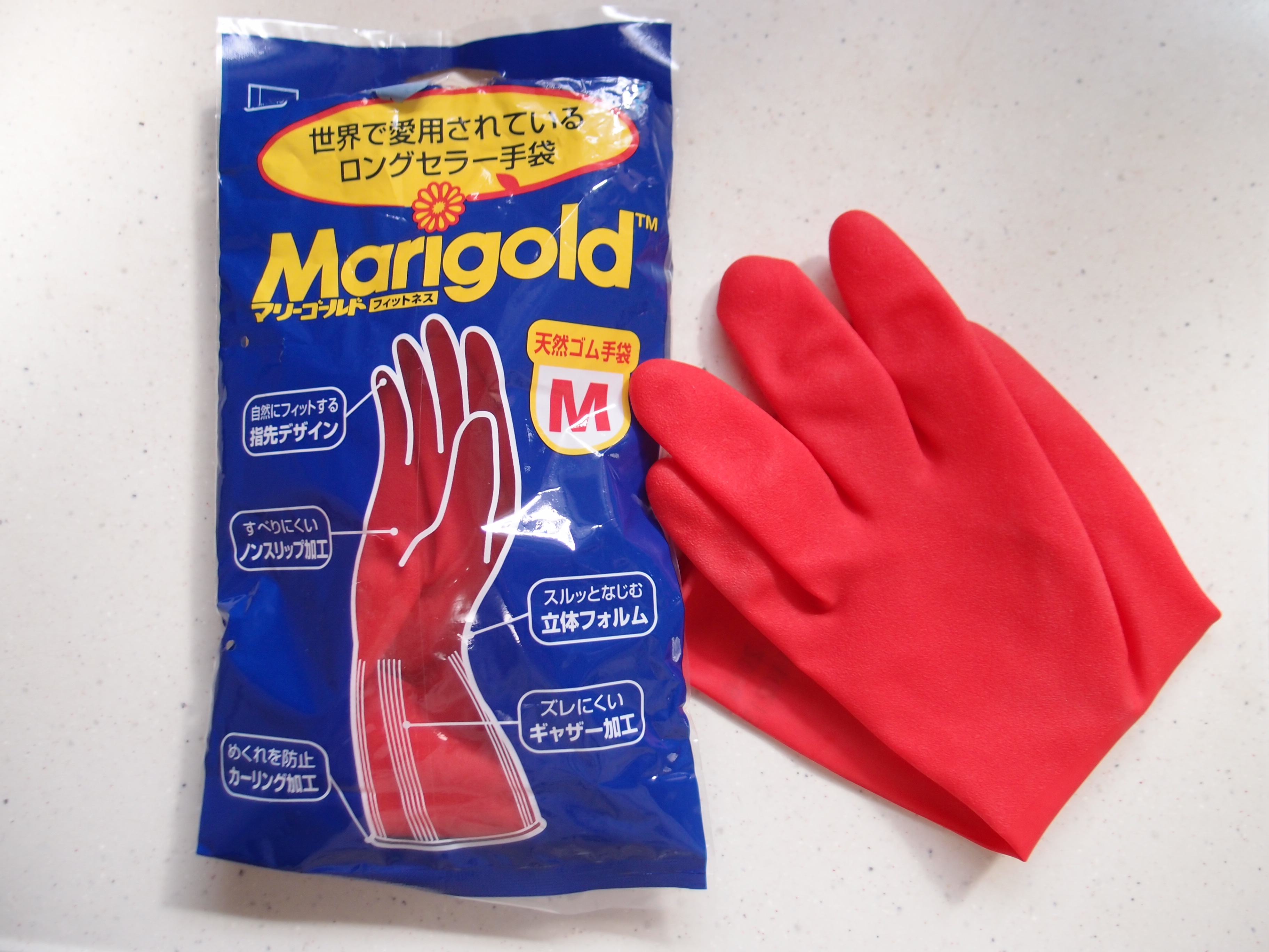 柔らかく手にフィット！真っ赤なゴム手袋「オカモト マリーゴールド」をリピート買いし続ける理由 | ポジポス